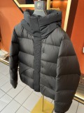 Moncler Classic Fashion Down Jacket Men Embroidered Hoodie Down Coats