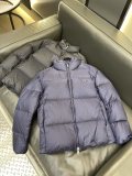 Prada Classic Re-Nylon Down Jacket Unisex Metal Triangle Logo Casual Down Jacket