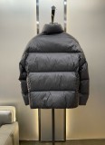 Prada Classic Re-Nylon Down Jacket Unisex Metal Triangle Logo Casual Down Jacket