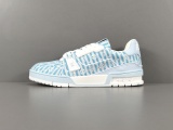 Louis Vuitton Trainer Fashion Low Casual Board Shoes Men Rendering Sneakers
