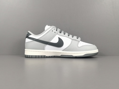 NIKE DUNK LOW Light Smoke Grey Fashion Unisex Casual Sneakers Street Sports Board Shoes