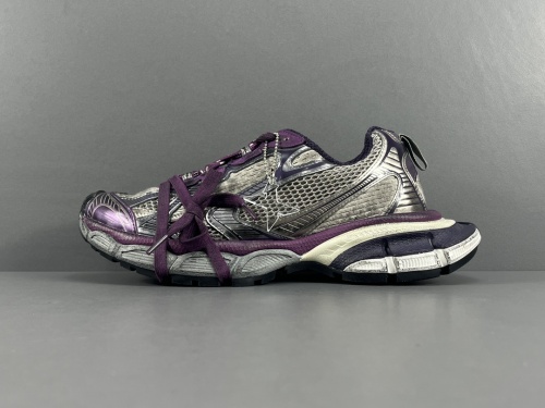 Balenciaga Track 3XL Mesh Sneakers Unisex Sports Jogging Shoes Purple