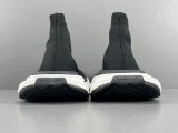 Balenciaga Speed Running Classic Socks Shoes Unisex Casual Boots Black