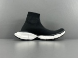 Balenciaga Speed Running Classic Socks Shoes Unisex Casual Boots Black