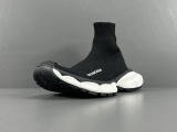 Balenciaga Speed Running Classic Socks Shoes Unisex Casual Boots Black