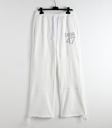 Dior Fashion The Iconic Print of 1947 Logo Embroidery Pants Unisex Soft Comfortable Sports Pants