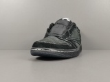Nike X Travis Scott X Air Jordan 1 Low Black/Phantom Unisex Retro Casual Running Shoes