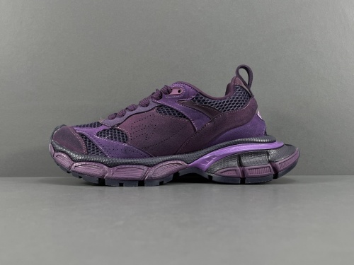 Balenciaga Track 3XL Mesh Sneakers Unisex Sports Jogging Shoes Purple