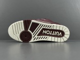 Louis Vuitton SKate Fashion Low Casual Board Shoes Men Rendering Sneakers Dark Red