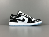 Nike Air Jordan Retro 1 Low Concord  AJ1 Unisex Patent Leather Basketball Sneakers Shoes