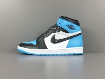 Nike Air Jordan 1 High OG UNC University Blue Toe AJ1 Unisex Casual Basketball Sneakers Shoes