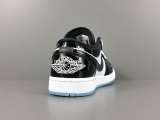 Nike Air Jordan Retro 1 Low Concord  AJ1 Unisex Patent Leather Basketball Sneakers Shoes