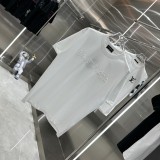 Balenciaga Embroidery Logo Short Sleeve Unisex Casual Cotton T-Shirts
