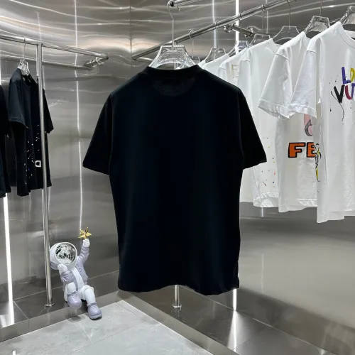 Balenciaga BB Three-Dimensional Embroidery Logo Short Sleeve Unisex Casual Cotton T-Shirts