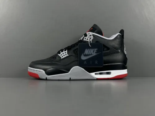 Jordan Air Jordan Air 4 Bred Reimagined Men Basketball Sneakers Shoes