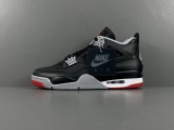 Jordan Air Jordan Air 4 Bred Reimagined Men Basketball Sneakers Shoes