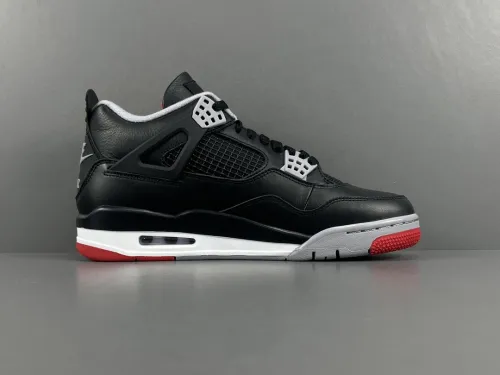 Jordan Air Jordan Air 4 Bred Reimagined Men Basketball Sneakers Shoes