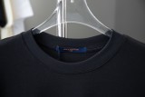 Louis Vuitton Classic Letter Logo Print Short Sleeve Unisex Casual Cotton T-Shirts