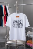 Louis Vuitton Virgil LV Special-Project Short Sleeve Unisex Casual Cotton T-Shirts