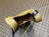 Louis Vuitton M46816 ATLANTIS Handbag Full Monogram Pattern Hand Bag Yellow Sizes:17*17*17CM
