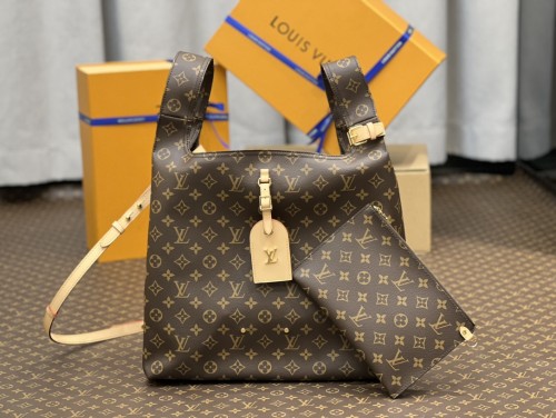 Louis Vuitton M46817 Atlantis Handbag Full Monogram Pattern Hand Bag Sizes:34*34*13.5CM