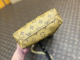 Louis Vuitton M46816 ATLANTIS Handbag Full Monogram Pattern Hand Bag Yellow Sizes:17*17*17CM