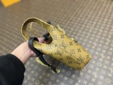Louis Vuitton M46816 ATLANTIS Handbag Full Monogram Pattern Hand Bag Yellow Sizes:17*17*17CM