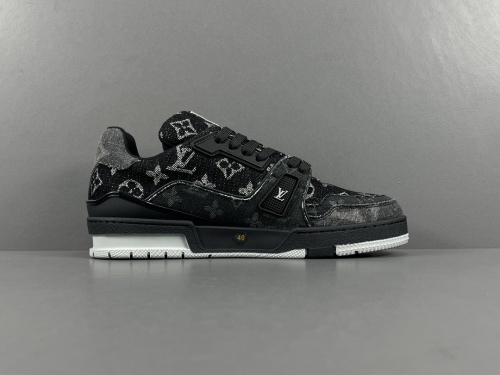 Louis Vuitton Trainer Fashion Low Casual Board Shoes Unisex Rendering Sneakers