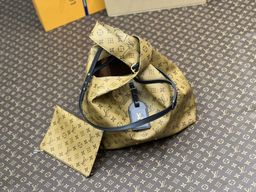 Louis Vuitton M46821 Atlantis Handbag Full Monogram Pattern Hand Bag Yellow Sizes:34*34*13.5CM