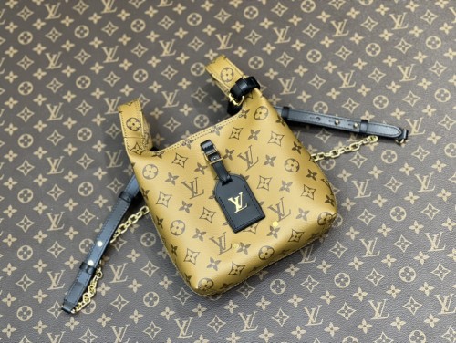 Louis Vuitton M46816 ATLANTIS Handbag Full Monogram Pattern Hand Bag Yellow Sizes:17*17*17CM