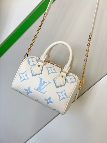 Louis Vuitton M46883 Speedy Bandoulière 20 Hand Bag Monogram Empreinte Hand Bag Sizes:20.5*13.5*12CM