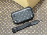 Louis Vuitton M45579 Horizon Clutch Hand Bag Monogram Eclipse Shoulder Bag Sizes:21*12*6.5CM