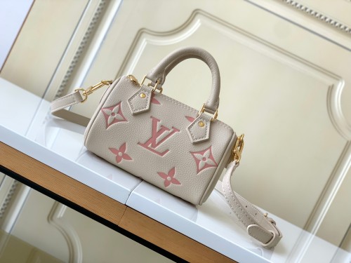 Louis Vuitton M81913 Speedy Bag Monogram Empreinte Hand Bag Sizes:16*10*7.5CM