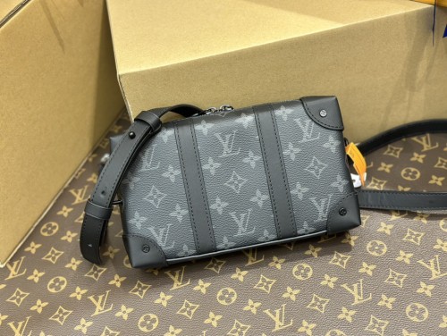 Louis Vuitton M20439 Trunk Wallet Hand Bag Monogram Eclipse Soft Trunk Shoulder Bag Sizes:22.5*14*5CM