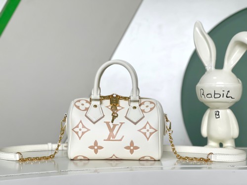 Louis Vuitton M46875 Speedy Bandoulière 20 Hand Bag Monogram Empreinte Toron Hand Bag Sizes:20.5*13.5*12CM