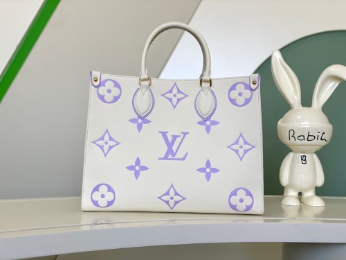 Louis Vuitton M23937 On The Go Tote Bag Monogram Empreinte Hand Bag Sizes:35*27*14CM