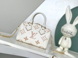Louis Vuitton M46875 Speedy Bandoulière 20 Hand Bag Monogram Empreinte Toron Hand Bag Sizes:20.5*13.5*12CM