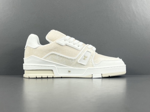 Louis Vuitton Trainer Fashion Low Casual Board Shoes Unisex Rendering Sneakers