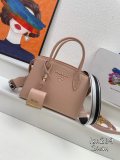 Prada Monochrome Bag Fashion Saffiano Crossbody Bag Handbag Size:24*18*12CM