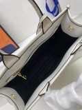 Prada Saffiano Cowhide Tote Bag Fashion Lichee Pattern Crossbody Bag Size:33*25*11CM