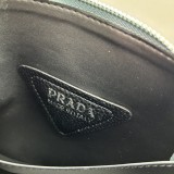 Prada Messenger Bag Fashion Lichee Pattern Crossbody Bag Size:23*21*10CM