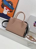 Prada Monochrome Bag Fashion Saffiano Crossbody Bag Handbag Size:24*18*12CM