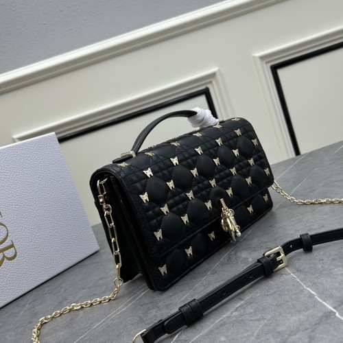 Dior Lady Dior Hand Bag Fashion Cannage Crossbody Bag Handbag Size:24*14*7.5CM