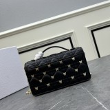 Dior Lady Dior Hand Bag Fashion Cannage Crossbody Bag Handbag Size:21*11.5*4.5CM