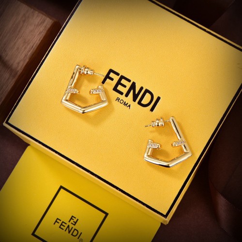 Fendi First Earrings Fashion Simple Elegant Earrings