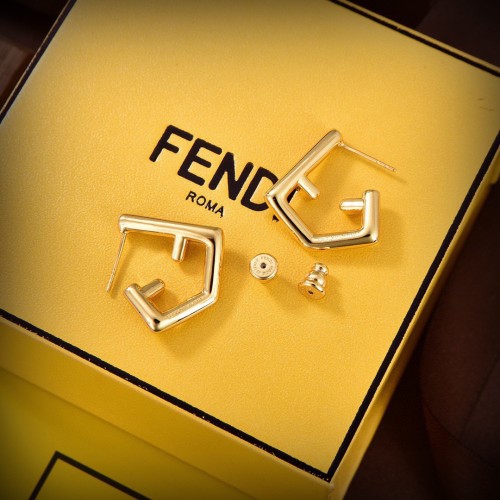 Fendi First Earrings Fashion Simple Elegant Earrings