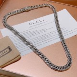 Gucci Anger Forest Classic Double GG Chain Necklace Vintage Simplicity Necklace