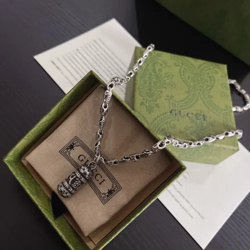 Gucci Classic Heavy Industry Technology Chain Necklace Men Vintage Necklace