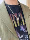 Gucci Anger Forest Classic GG Pendant Chain Necklace Unisex Vintage Necklace 60CM
