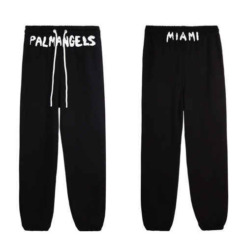 Palm Angels Logo Letter Print Sweatpants Men Casual Leggings Street Sports Pants
